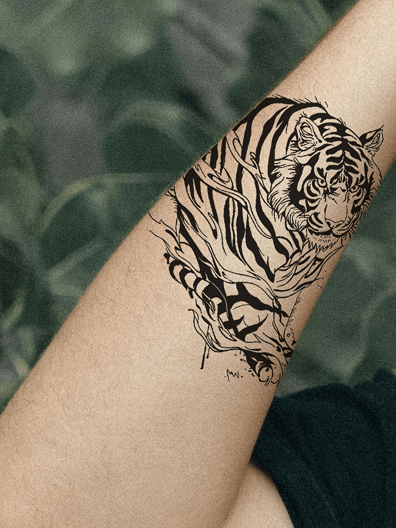 Animal Beast Pattern Waterproof temporary Tattoo